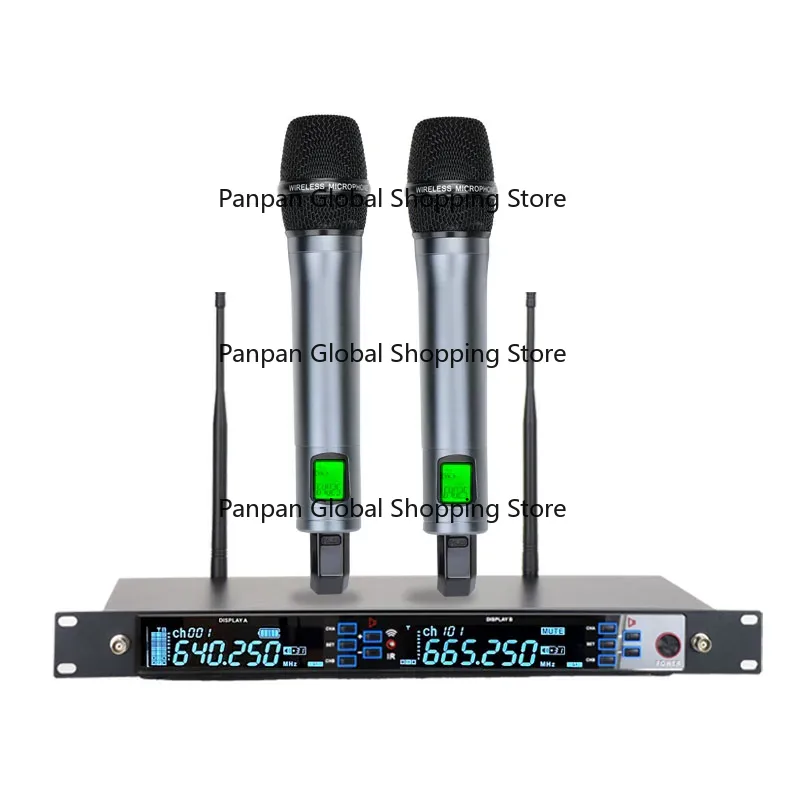 Shure Mic Sm58 - Bezprzewodowy system mikrofonowy, 2-kanałowy 2x100 UHF,